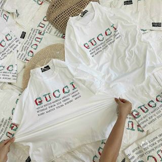 Áo thun nữ in chữ cách điệu thun cotton cao cấp freesize