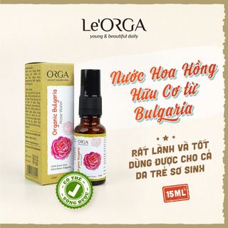 Nước Hoa Hồng Le'Orga - Toner Organic Bulgaria Cân Bằng Da Se Khít Lỗ Chân Lông Chống Viêm 15ml giá sỉ