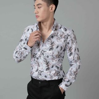 ÁO SƠ MI HOA -A903
