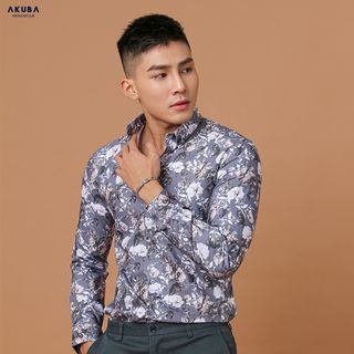 ÁO SƠ MI HOA -A903