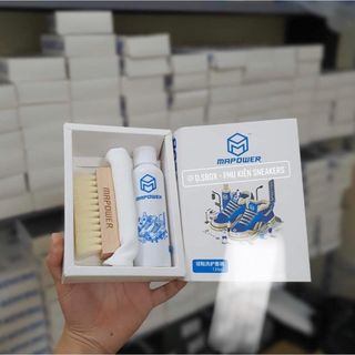 [ 𝐂𝐇Í𝐍𝐇 𝐇Ã𝐍𝐆 ] Bộ Vệ Sinh Giày , Vệ Sinh Giày - Kèm Bàn Chải , Khăn Lau Giày | D.SBOX