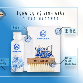 [ 𝐂𝐇Í𝐍𝐇 𝐇Ã𝐍𝐆 ] Bộ Vệ Sinh Giày , Vệ Sinh Giày - Kèm Bàn Chải , Khăn Lau Giày | D.SBOX giá sỉ