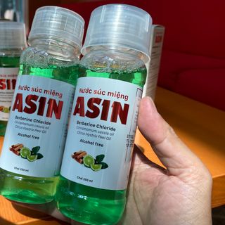 Nước súc miệng và họng ASIN 250ml diệt SARS-CoV-2