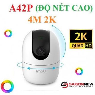 Camera Wifi IMOU IPC-A42P-IMOU 4.0MP Siêu Sắc Nét Xoay 360 Độ Âm Thanh Hai Chiều