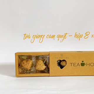Trà viên hoa thảo mộc gừng cam quýt - Tăng sức đề kháng - Giải cảm cúm - Tea Hopes