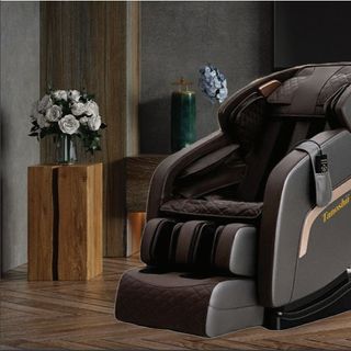 GHẾ MASSAGE 4D GIÁ RẺ TANOSHII K3 ( Tăng kèm 1 gối massage 8 bi khi mua sản phẩm )