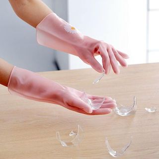Găng tay rửa bát hoa cúc siêu dai