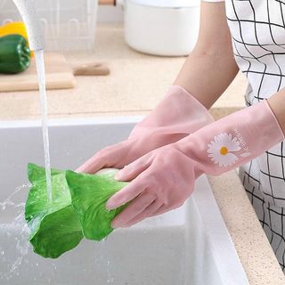Găng tay rửa bát hoa cúc siêu dai