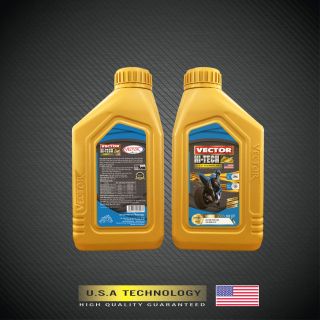 DẦU ĐỘNG CƠ XE GẮN MÁY VECTOR HI-TECH, API: SL, JASO: MA-2, 15W-40 1 Quart