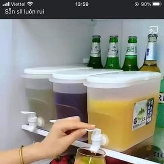 BÌNH NƯỚC CÓ VÒI ĐỂ TỦ LẠNH