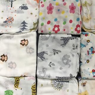Set khăn sữa có hình