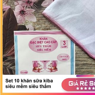 Set Khăn sữa 2 lớp, 3 lớp, 4 lớp