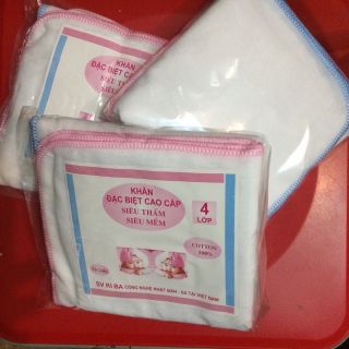 Set Khăn sữa 2 lớp, 3 lớp, 4 lớp