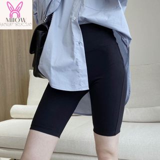 Quần Legging Đùi,Lửng Ngố, Dài, Nâng Mông - quần legging đùi cuộn tím - legging thái- quần mặc nhà L1 giá sỉ