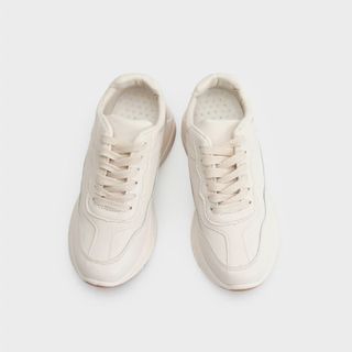 Giày Thể Thao Nữ Sneaker Da Mịn Netaco