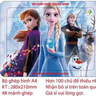 TRANH LẮP GHÉP BẰNG GIẤY CAO CẤP