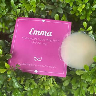 Miếng dán ngực siêu dính tàng hình EMMA dán ti silicon tàng hình bền đẹp siêu dính bất chấp mồ hôi vận động