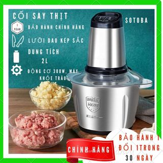 Máy xay thịt Sotoba - cối xay thịt đa năng cực khỏe 4 lưỡi dao BH 12T - máy say thịt sinh tố [ ]