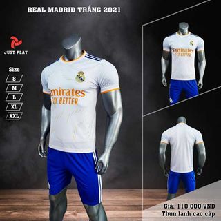 Quần áo bóng đá Justplay Real Madrid (2 màu)