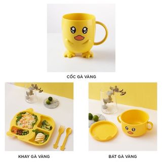 Bộ bát ăn dặm cho bé 5 món