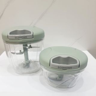 Máy xay tỏi ớt rau củ quả mini kéo tay