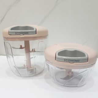 Máy xay tỏi ớt rau củ quả mini kéo tay