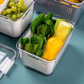 hộp nhựa đựng thức phẩm tủ lạnh 2 lớp