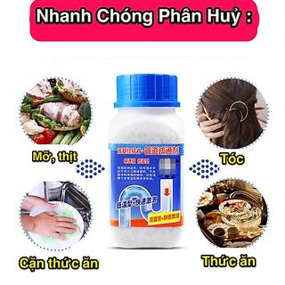 [FREESHIP HCM 268G] Bột thông Cống SIÊU MẠNH, Thông Bồn Cầu Thần Thánh ,Thông Tắc Bồn Rửa Bát, Lavabo Nhanh Chóng YUHAO Siêu Thần Thánh 268G Thế Hệ Mới, nạo vét khử trùng nhà vệ sinh, bồn rửa mặt, cống nhà vệ sinh nhà bếp sàn tắm