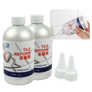 [FREESHIP HCM 280ml 300g] Lọ Sơn Kẻ Chỉ Gạch Đa Năng, Keo chà ron gạch Công Nghệ Hàn Quốc, keo kẻ chỉ nền gạch đa năng công nghệ Hàn Quốc 300g
