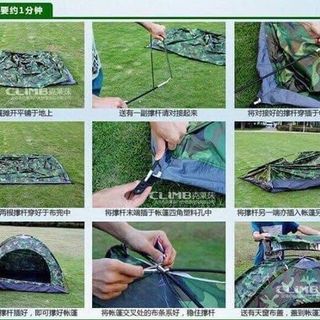 Lều dã ngoại về nhiều