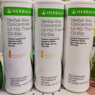 Lô Hội Thảo Mộc Cô Đặc Herbalife Hương Vị (Quýt - Xoài - Chanh) Hỗ Trợ Hệ Tiêu Hóa Làm Dịu Dạ Dày - Herbal Aloe Concentrate