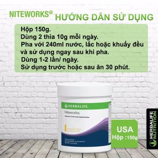 Niteworks Herbalife Dinh dưỡng hỗ trợ tim mạch - Bảo Vệ Hệ Tuần Hoàn Ổn Định