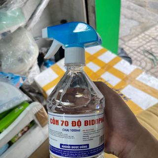 Cồn 70 độ Bidopha 500ml (vòi xịt)