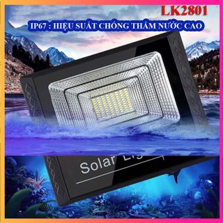 Đèn năng lượng mặt trời LK2501 ánh sáng mạnh, cao cấp - 65w 353 Led nhỏ