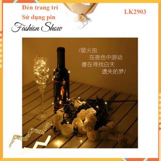 Đèn dây Led trang trí năng lượng mặt trời LK2903-hàng cao cấp, dài 1m