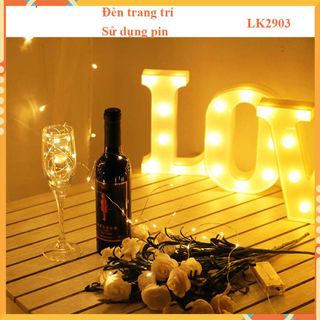 Đèn dây Led trang trí năng lượng mặt trời LK2903-hàng cao cấp, dài 1m