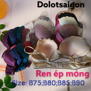 Áo ngực ren ép mỏng