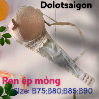 Áo ngực ren ép mỏng