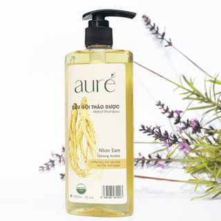 AURÉ, Dầu gội thảo dược, NHÂN SÂM, AURÉ Herbal Shampoo - Ginseng, Chai 300ml