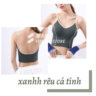 áo thể thao cho nữ, không gọng, có mút nâng ngực ( có hình thật)