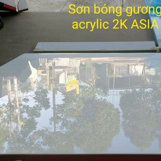 Cứng trắng bóng chống ngả vàng ASIA 2K Mã AS901C - Lon 1KG