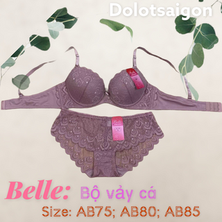 BỘ ÁO NGỰC REN ĐẸP MÚT ÉP BELLE