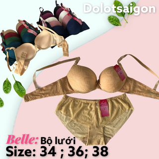 Bộ áo ngực lưới siêu đẩy , siêu nâng belle