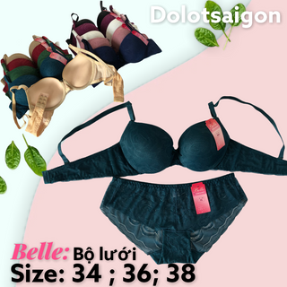 Bộ áo ngực lưới siêu đẩy , siêu nâng belle
