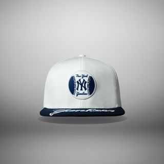 Mũ N.Y Trắng Logo Silicon Snapback, nón lưỡi trai cao cấp giá sỉ