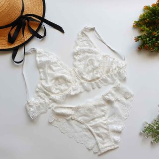 Bralette ren trắng xinh xắn N13