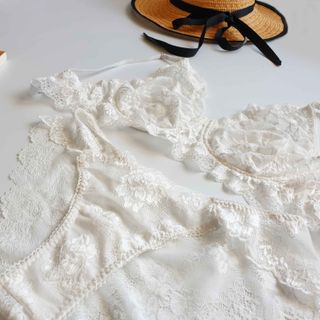 Bralette ren trắng xinh xắn N13