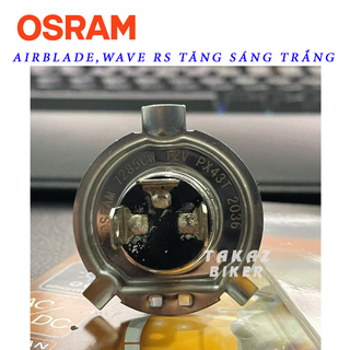 Bóng đèn LED OSRAM HS1 Moto NK400, Air Blade, Wave RS... Màu Bóng Trắng Tăng Sáng