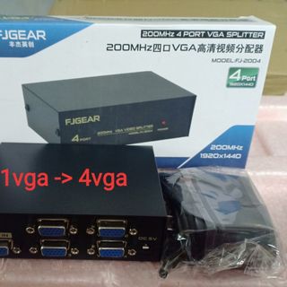 HUB VGA- Hub 1CPU ra 4VGA (1VGA ra 4VGA) Có Adapter FULL HD