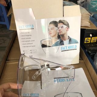 Kính chống giọt bắn, chống bụi Faceshield full hộp